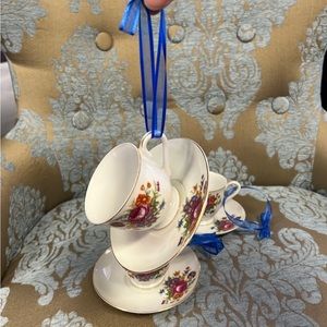 🚩SOLD Tea Cup Ornaments